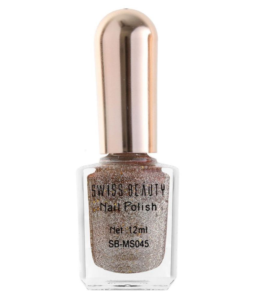     			Swiss Beauty Glitter Nail Polish (Shade-10) Pack of 3, 12ml each