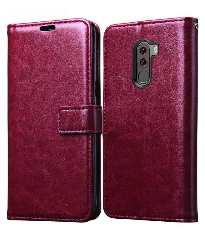 Oppo F1 Flip Cover by XORB - Red