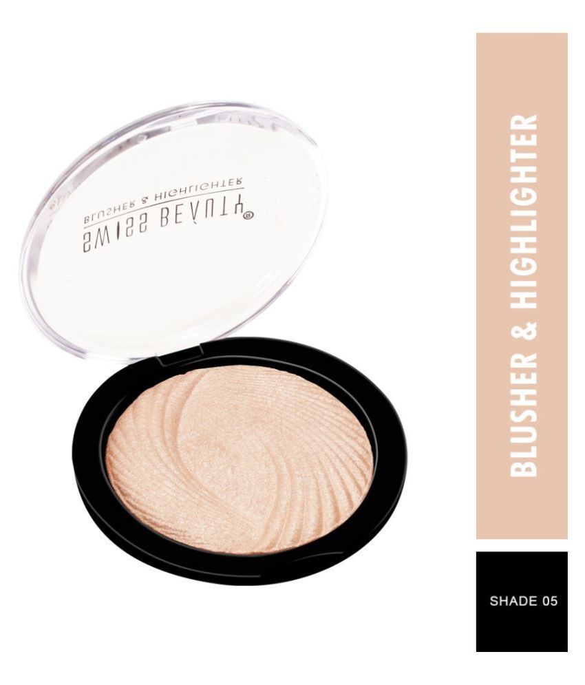 Swiss Beauty Blusher & Highlighter Pressed Powder (Shade5), 6gm Buy
