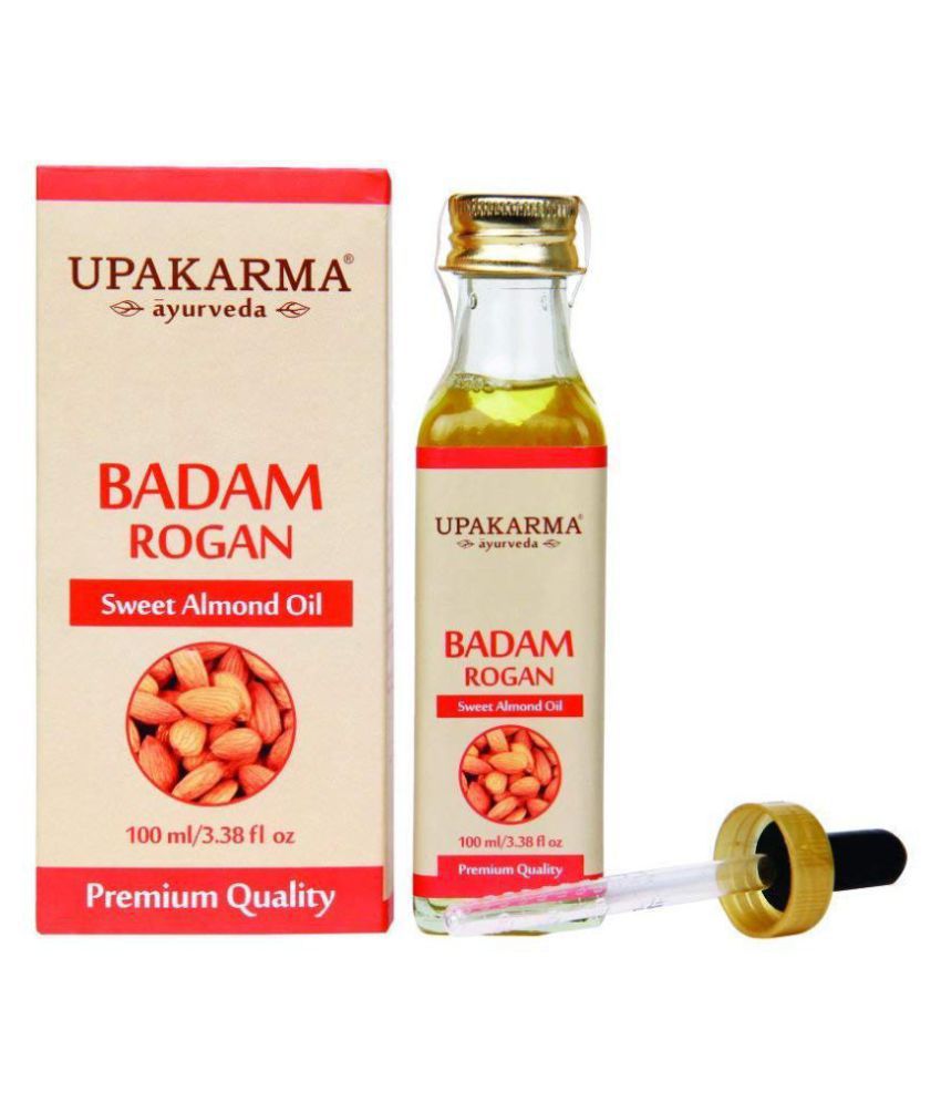 UPAKARMAAYURVEDA Badam Rogan Oil 400 mL Pack of 4