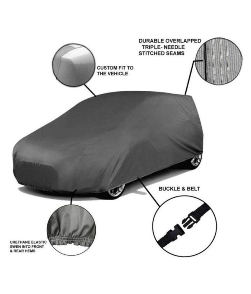 EKRS Grey Matty DUST PROOF Car Body Cover / Car Cover For Ford Eco Sport Trend+ 1.0L EcoBoost with Triple Stitching & Light Weight