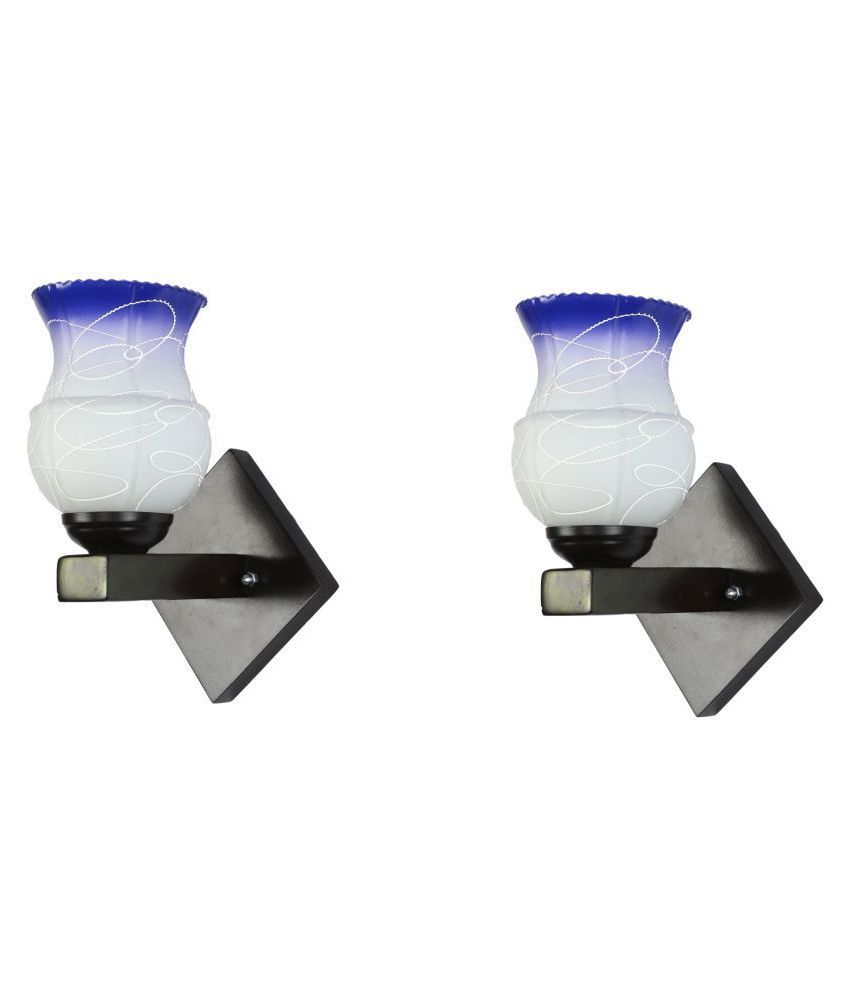     			Somil - Blue Wallchiere ( Pack of 2 )