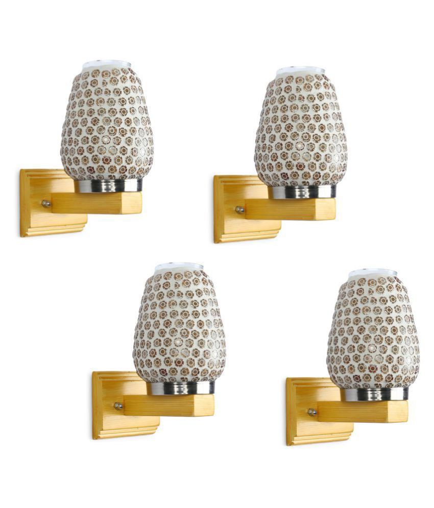     			Somil Decorative Wall Lamp Light Glass Wall Light Multi - Pack of 4