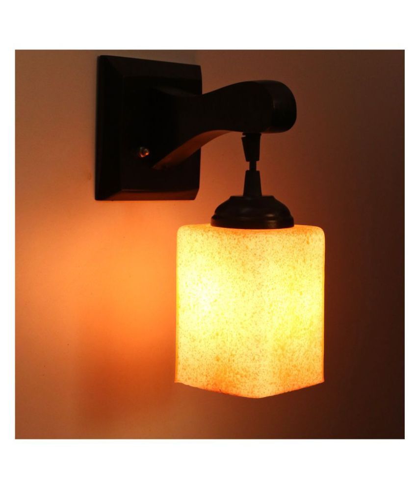     			Somil Decorative Wall Lamp Light Glass Wall Light Orange - Pack of 1