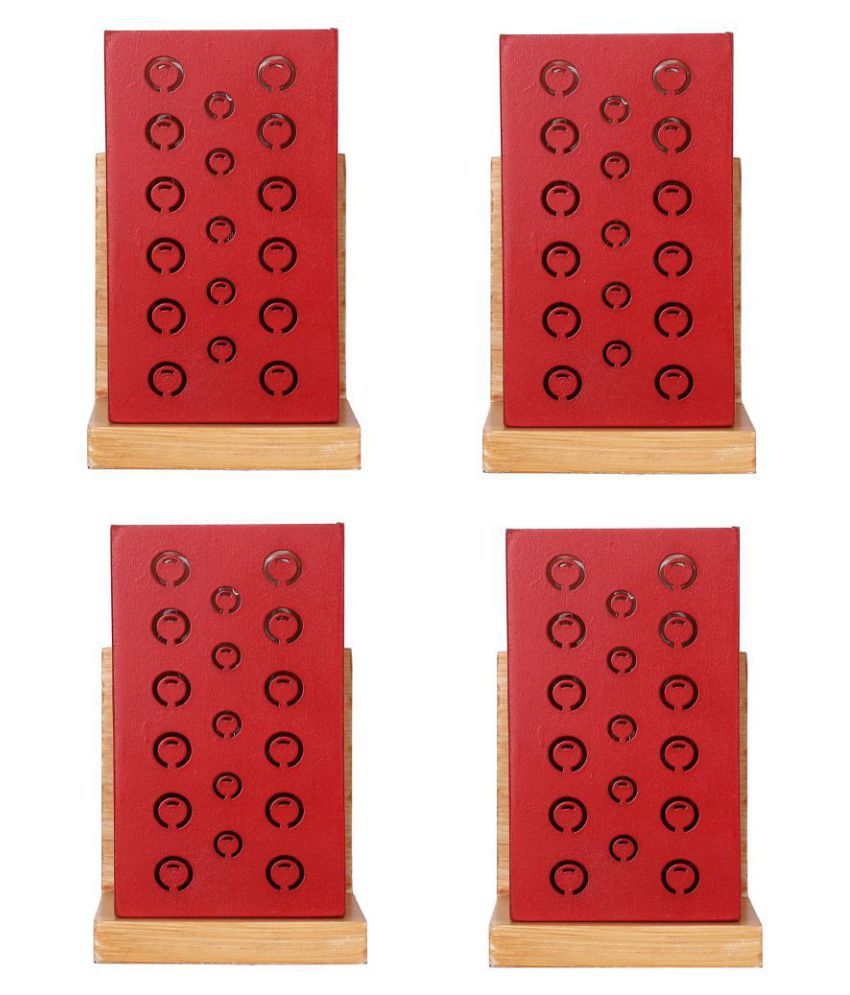     			Somil Decorative Wall Lamp Light Wood Wall Light Red - Pack of 4