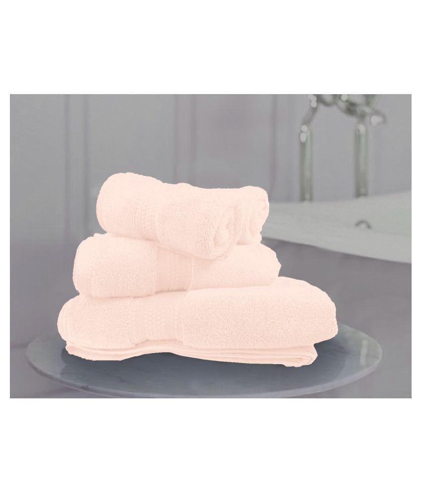 Bombay Dyeing Set of 4 Terry Bath & Hand Towel Set Cream Buy Bombay