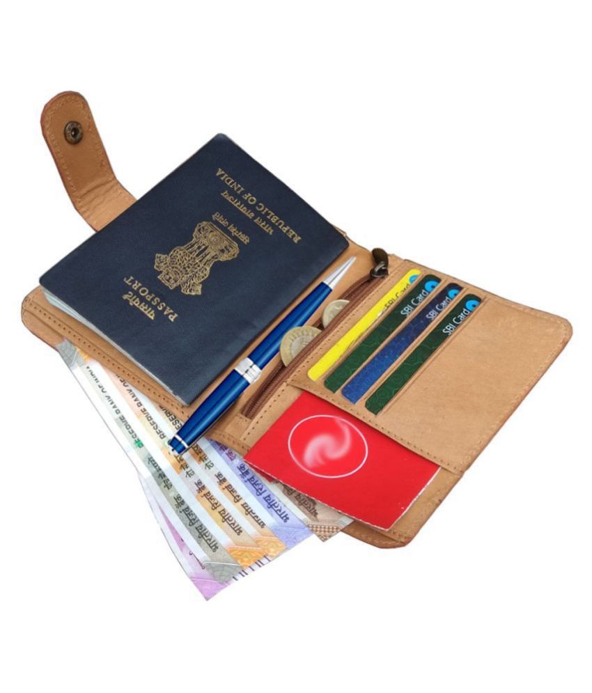 Vegan Leather Tan Passport Holder Buy Vegan Leather Tan Passport