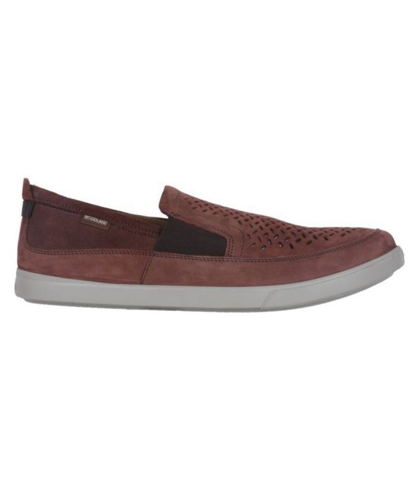 Woodland Rust Casual Shoes - Buy 