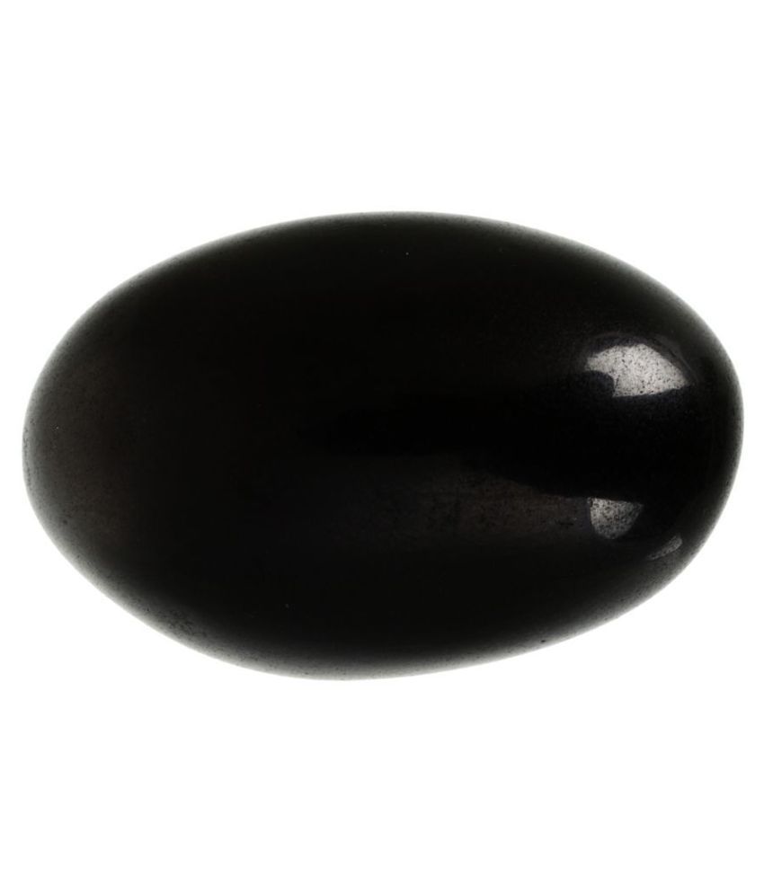    			Kesar Zems Stone Lord Agate Shivling Idol (5 cm x 3 cm x 3 cm, Black)