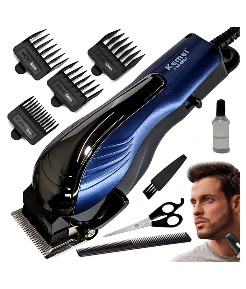 Men Professional Corded Beard Mustache Trimmer Waterproof Powerful Hair