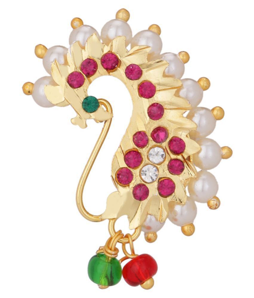 Archi Collection Fashion Jewellery Stylish Fancy Wedding Bridal Traditional Gold Plated Pearl Kundan Nose Pin Ring Nath Jewellery Buy Archi Collection Fashion Jewellery Stylish Fancy Wedding Bridal Traditional Gold Plated Pearl Kundan We offer memories that last a lifetime. snapdeal