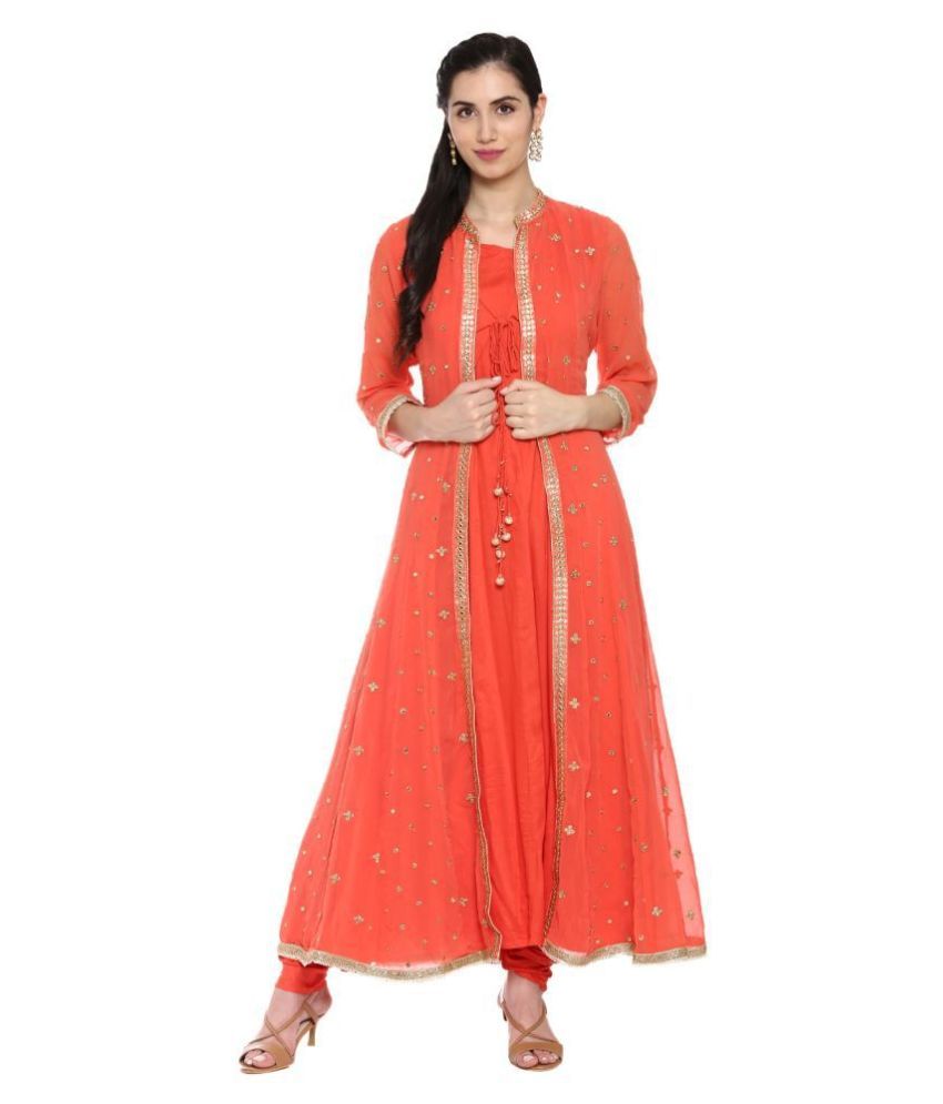 kurti with churidar