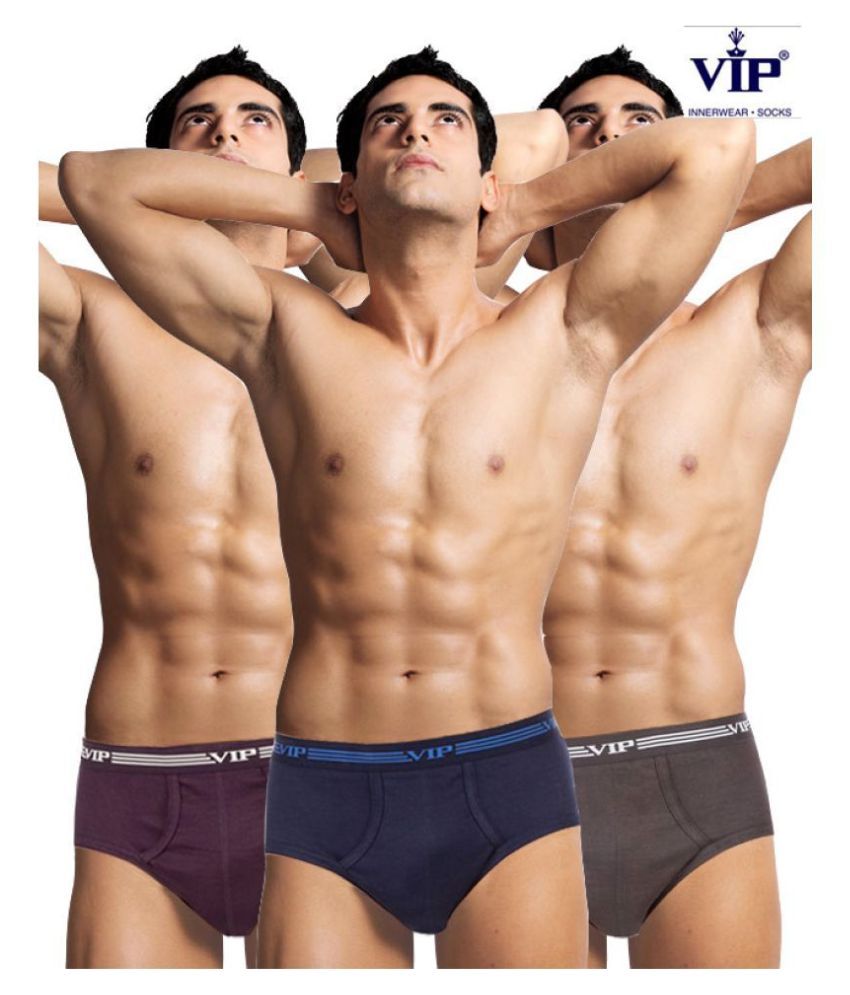     			VIP Multi Brief Pack of 3