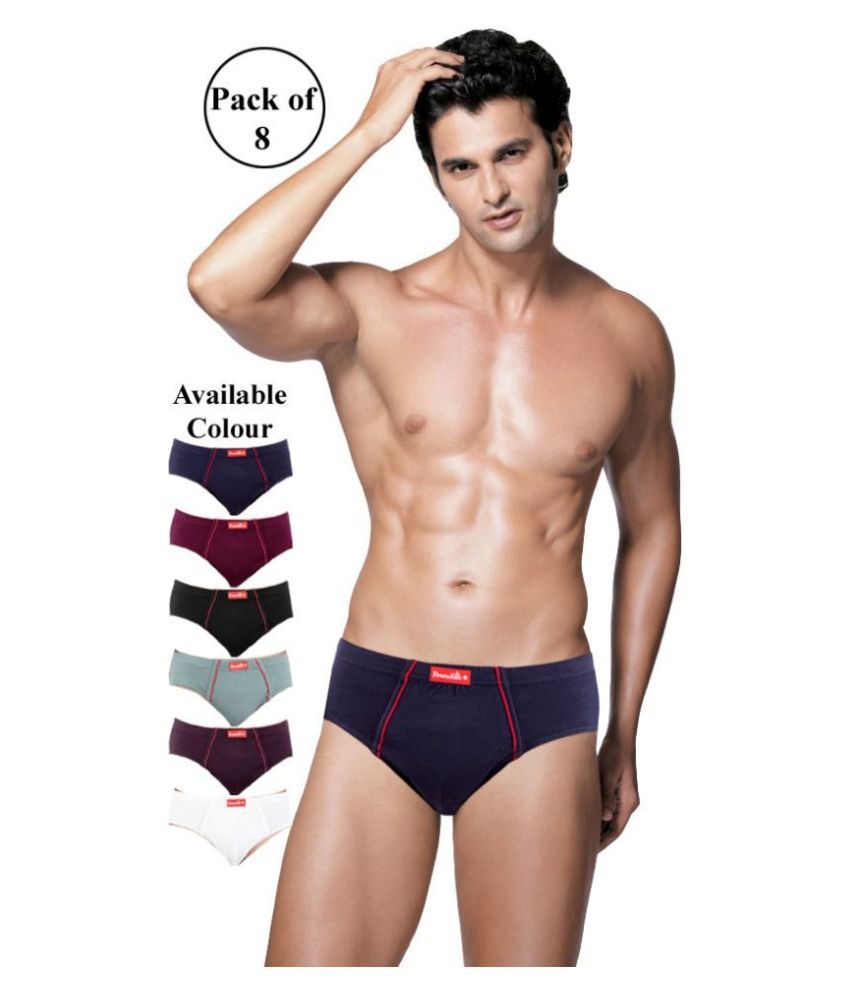     			VIP Multi Brief Pack of 8