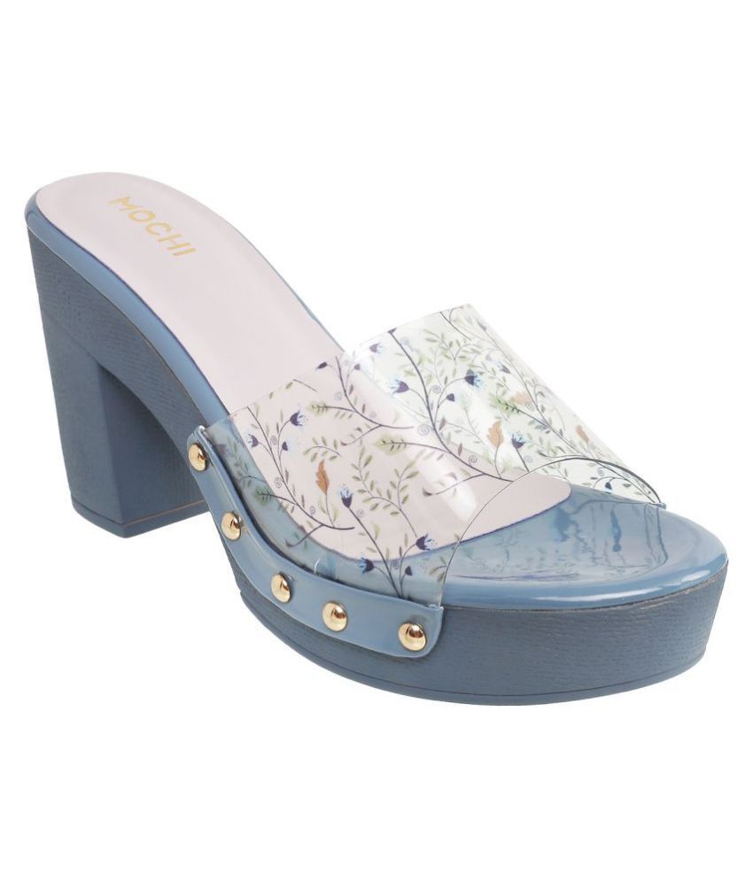 Mochi Multi Color Block Heels Price in India- Buy Mochi Multi Color Block Heels Online at Snapdeal