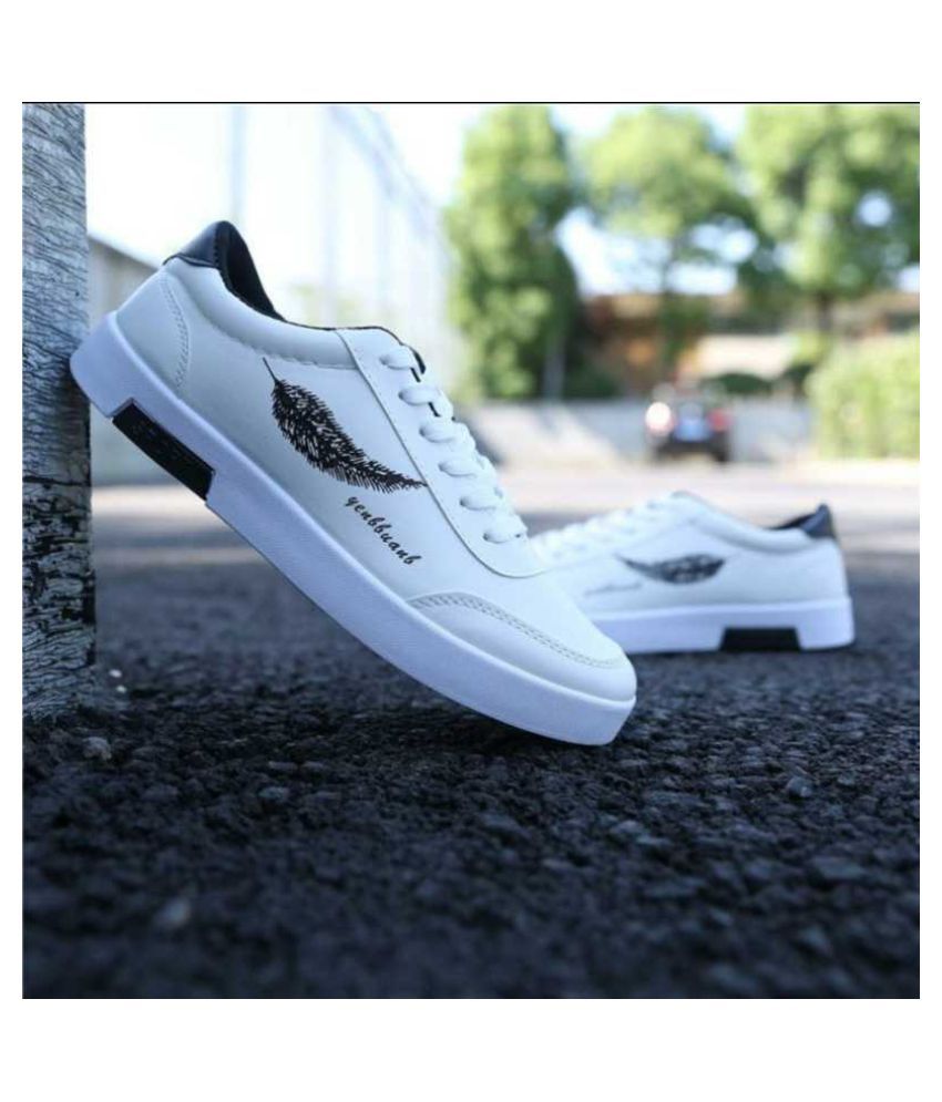 robbie jones white sneakers
