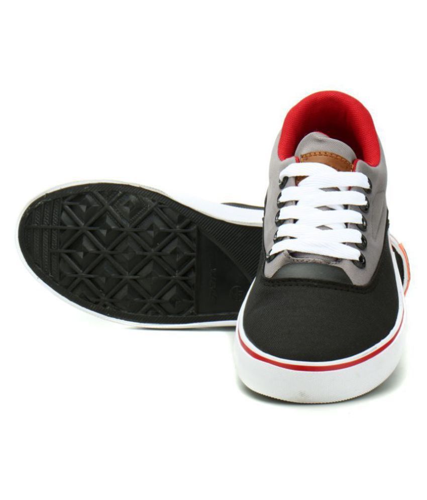 sparx black casual shoes