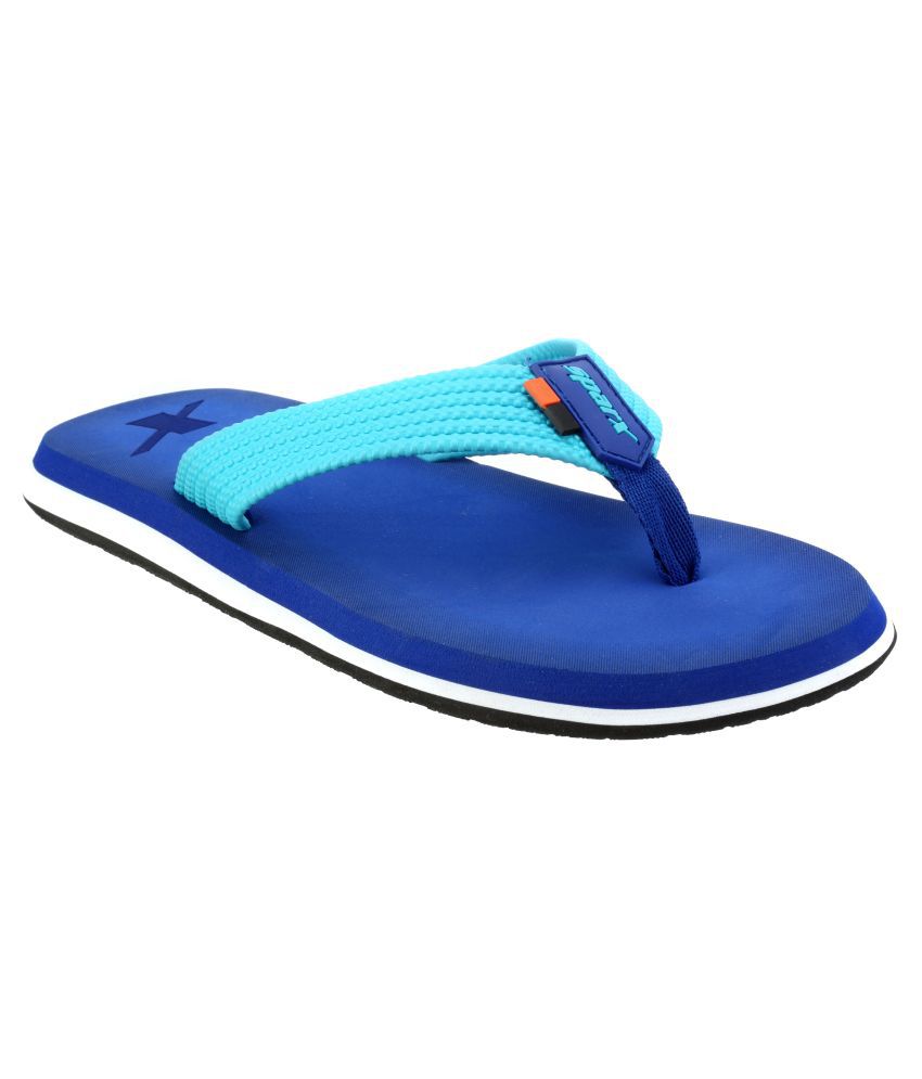 sparx blue slippers & flip flops