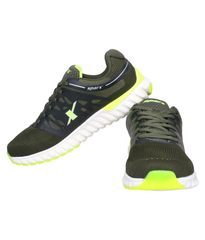 Sparx Men SM-345 Olive Running Shoes