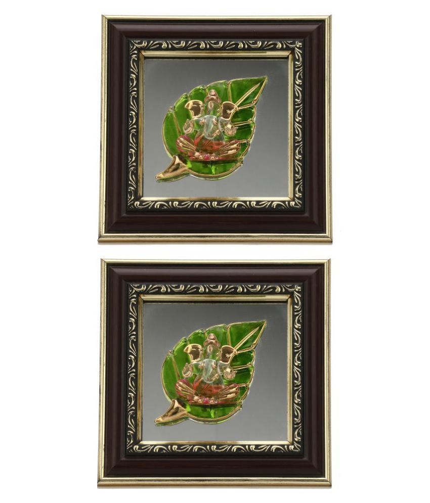     			Somil Wood Multicolour Single Photo Frame - Pack of 2