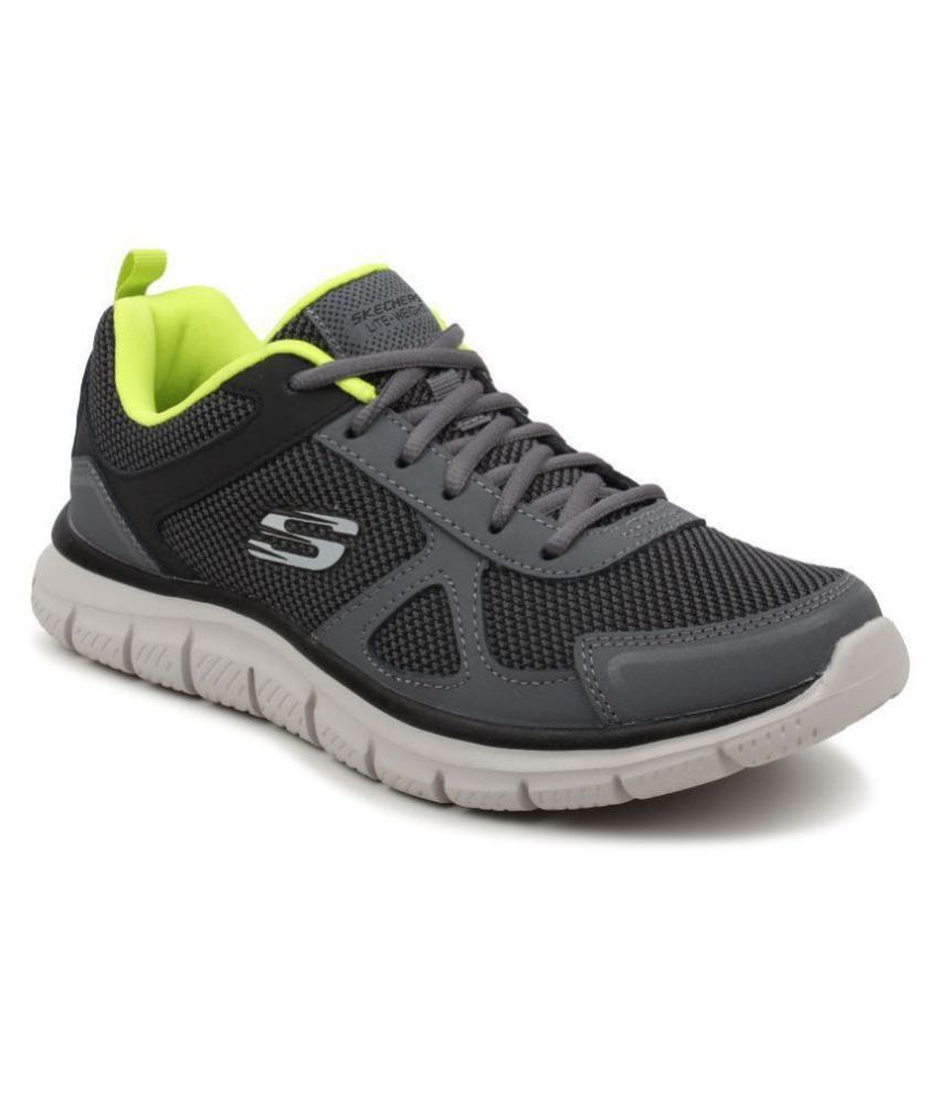 Skechers 52630-CCLM Gray Running Shoes 
