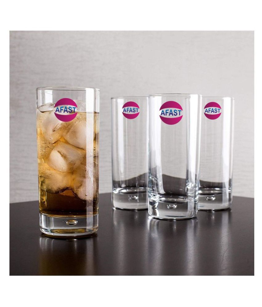     			Afast Water/Juice  Glasses Set,  300 ML - (Pack Of 4)