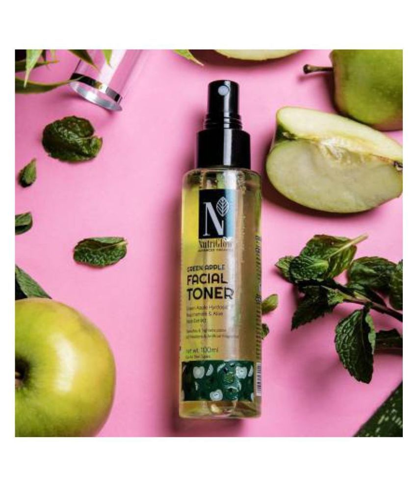 nutriglow green apple toner