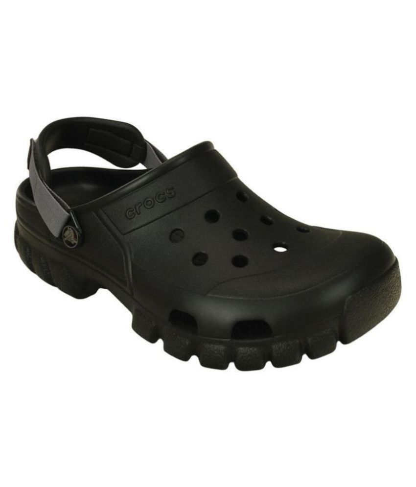 Crocs Black Croslite Floater Sandals 