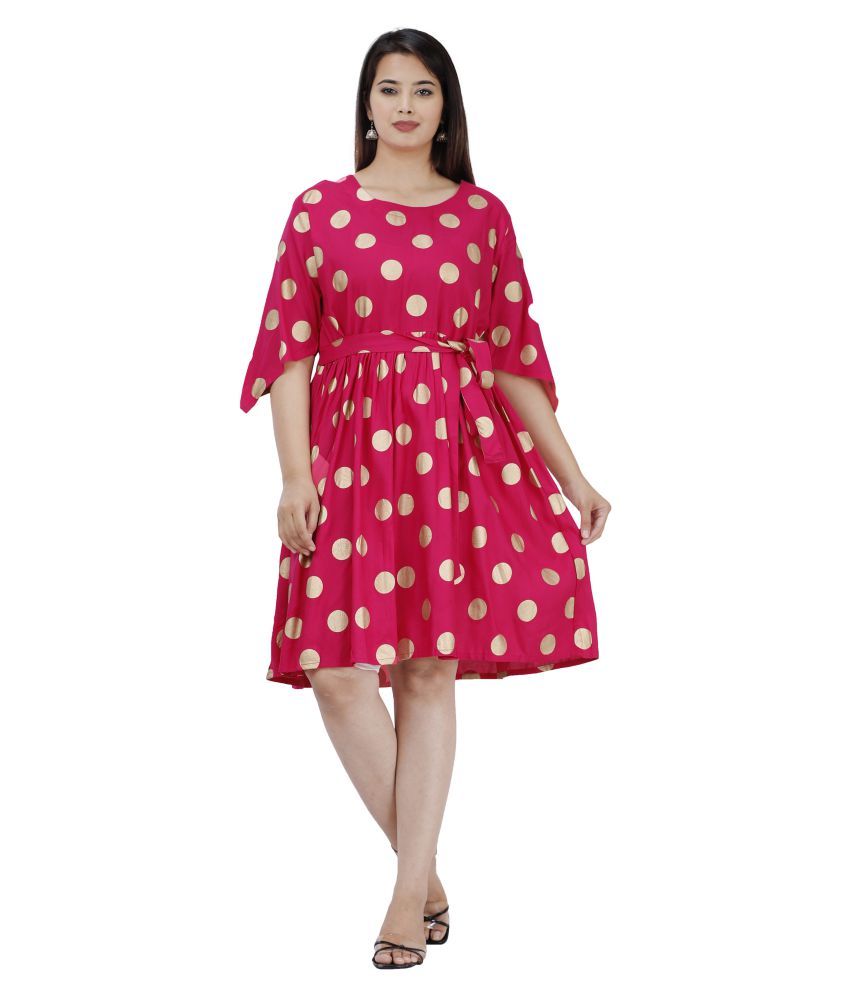 rayon long frock design