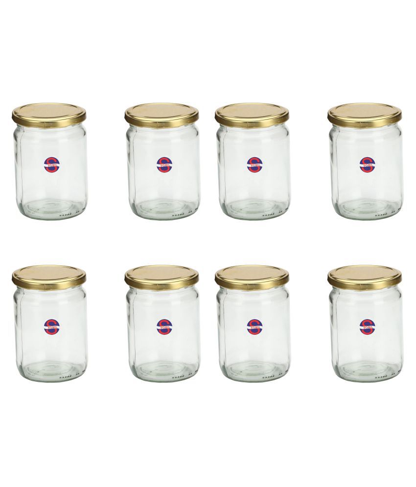     			Somil Glass Oil Container/Dispenser Set of 8 350 mL