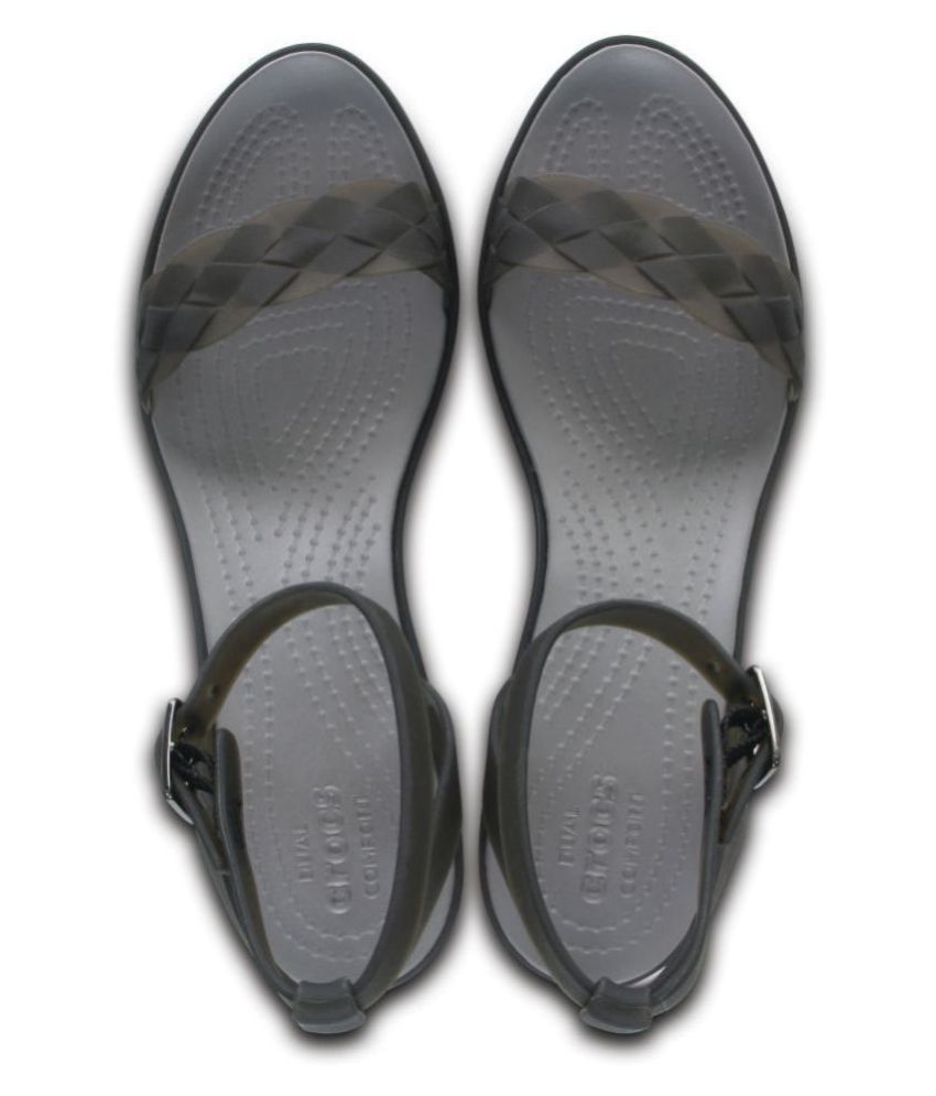 Crocs Black Block Heels Price in India- Buy Crocs Black Block Heels ...