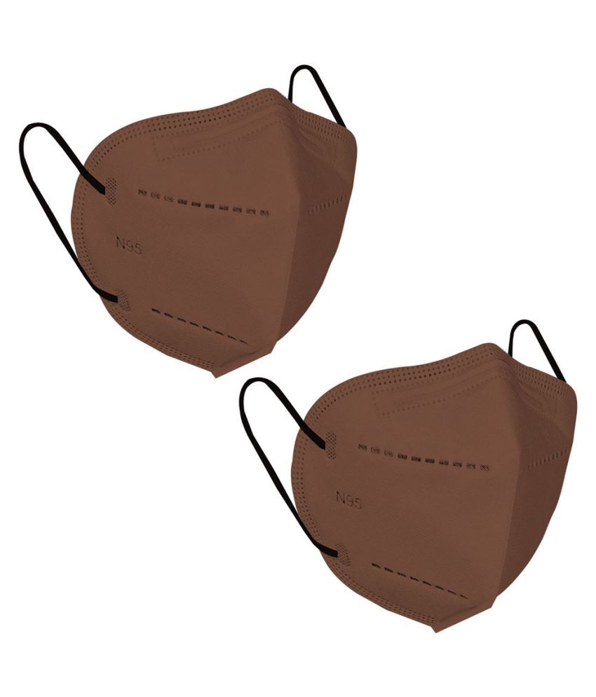 Healthopedia N95 Face Masks Pack Of 2, Easy Breathable