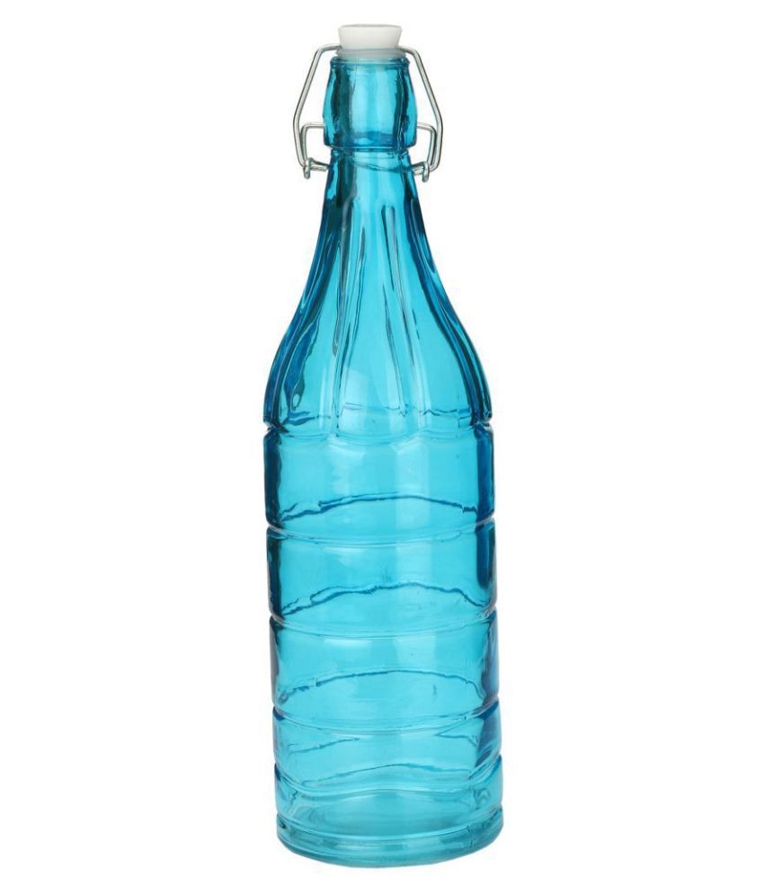     			Afast Glass Water Bottle, Turquiose, Pack Of 1, 1000 ml