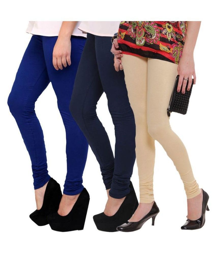     			Famaya Cotton Pack of 3 Leggings