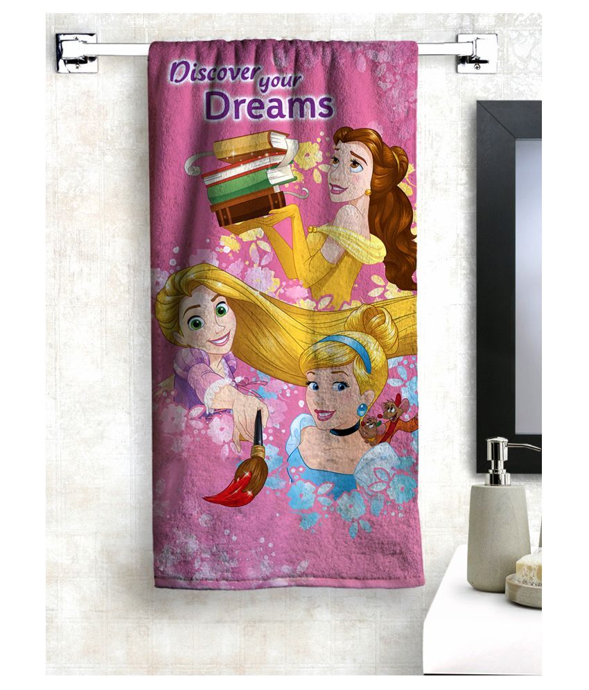 Disney Single Cotton Bath Towel Pink Buy Disney Single Cotton Bath