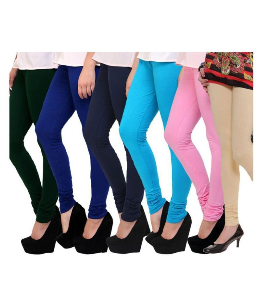     			Famaya Cotton Pack of 6 Leggings