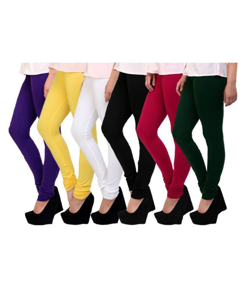     			Famaya Cotton Pack of 6 Leggings