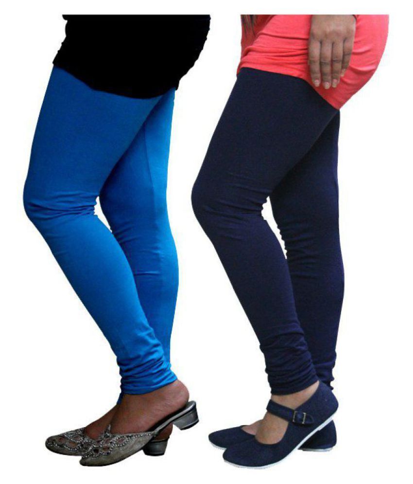     			FnMe Cotton Lycra Pack of 2 Leggings