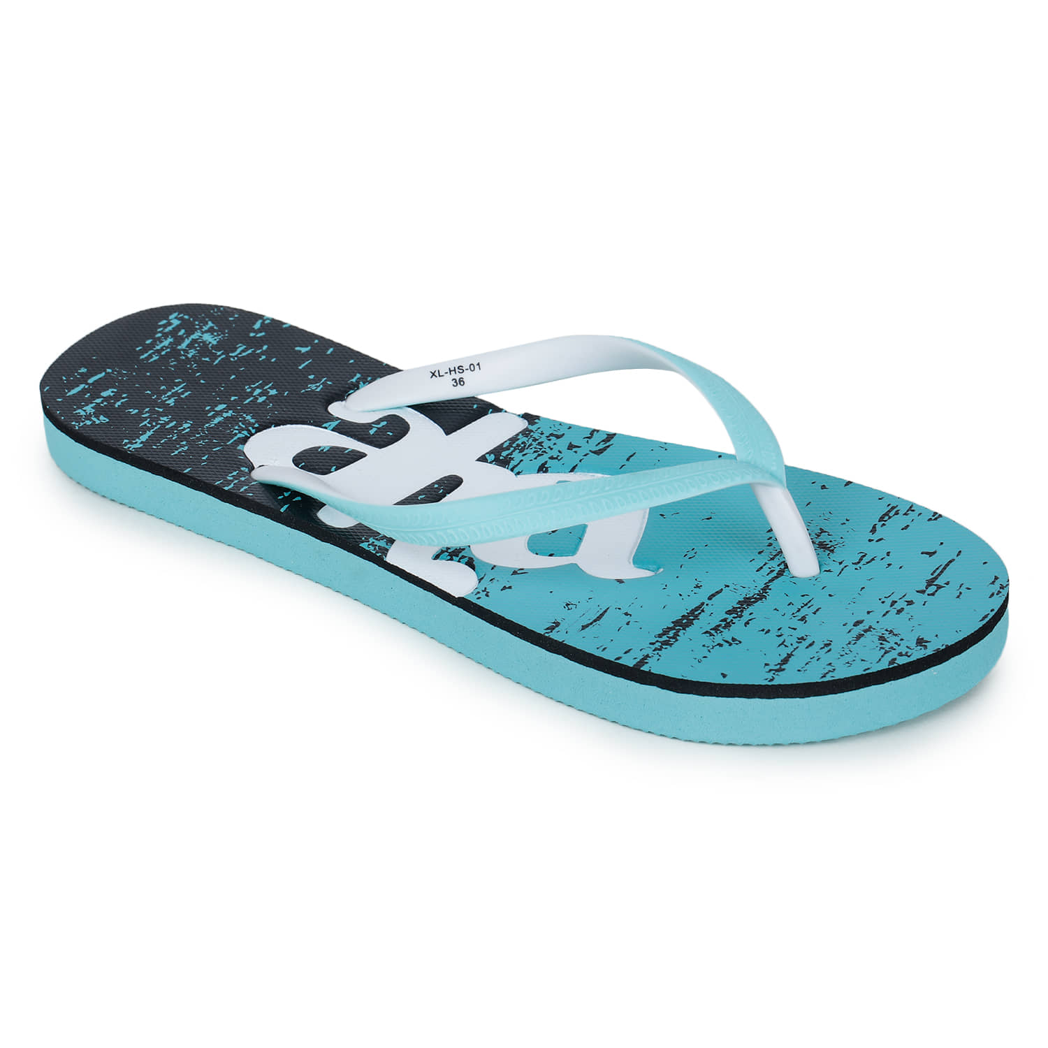 womens blue slides