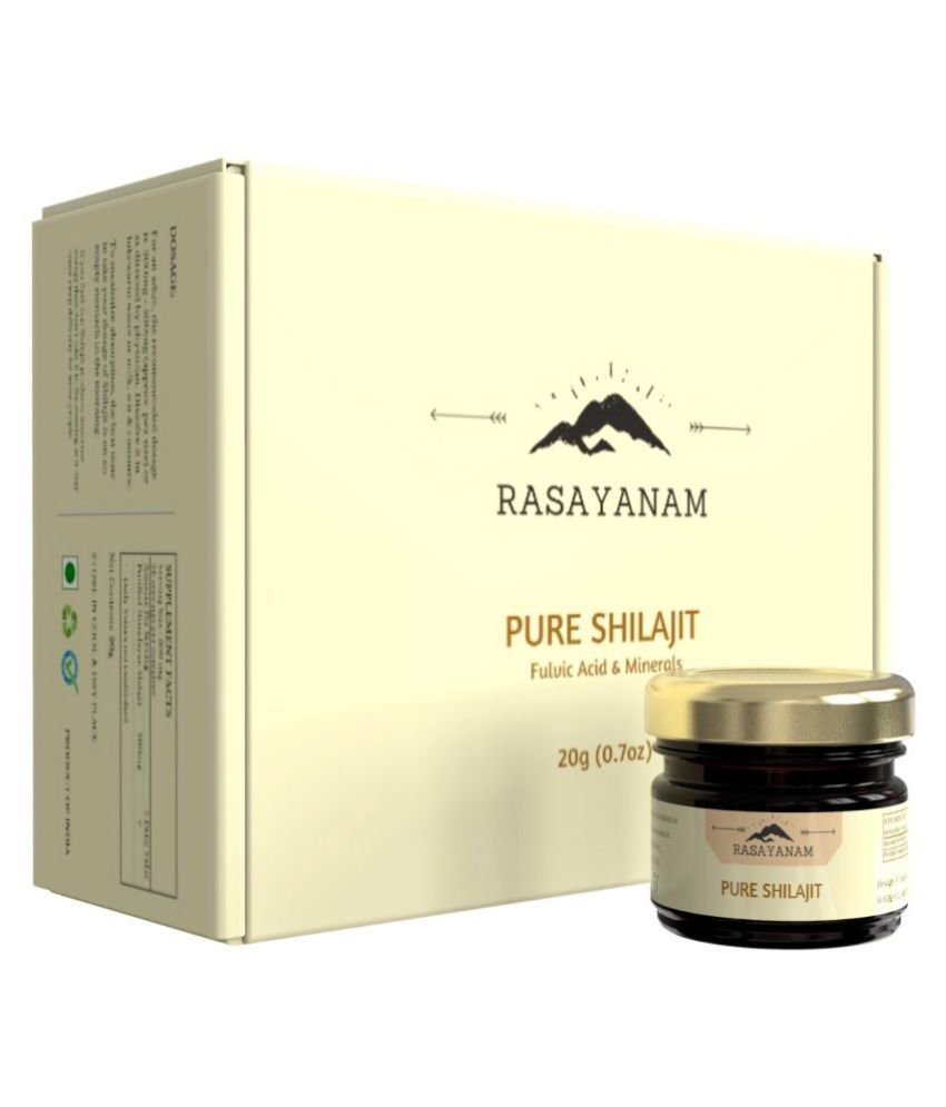 Rasayanam Pure Shilajit from Gilgit Mountains Liquid 20gm: Buy ...