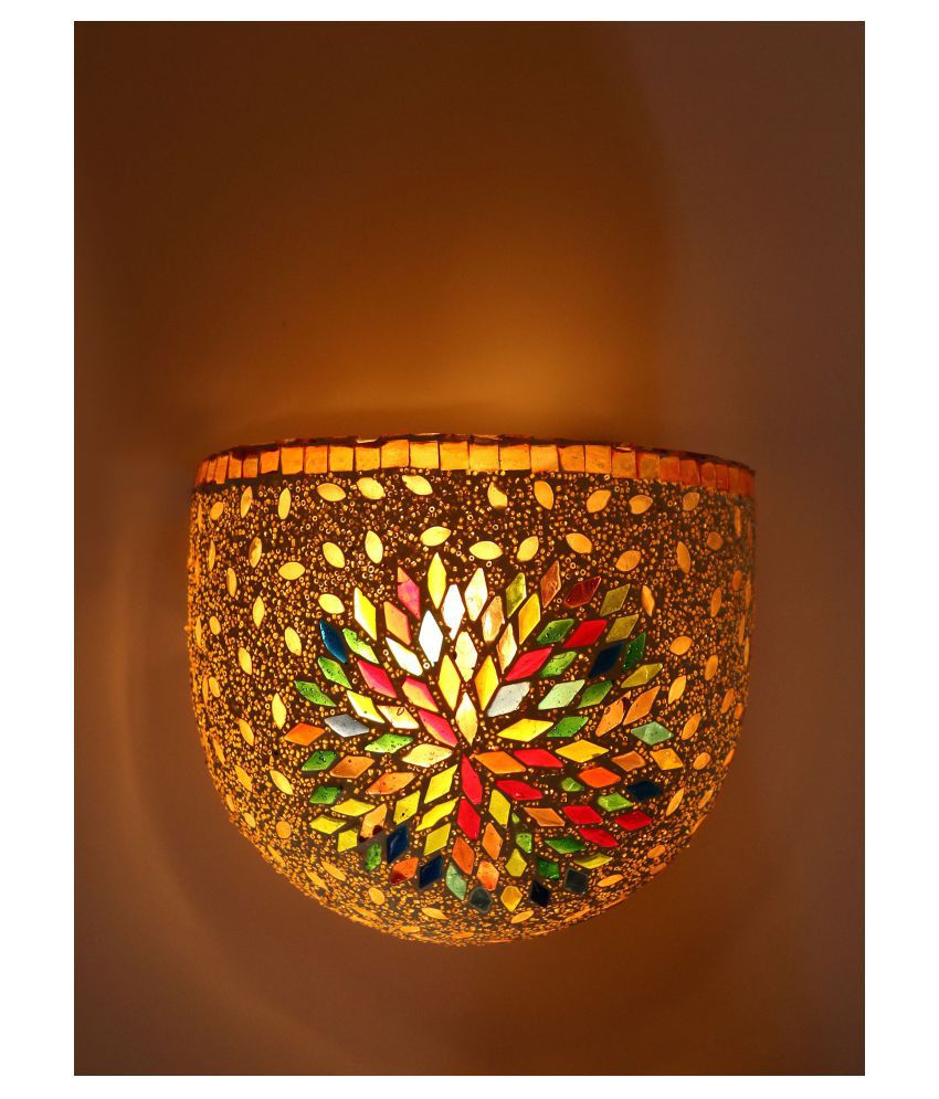     			AFAST Decorative & Designer Glass Wall Light Multi - Pack of 1