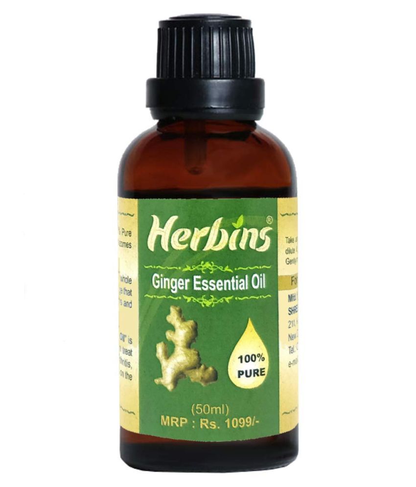 Herbins Ginger Hair Growth Skin Care Essential Oil 50 mL Buy Herbins