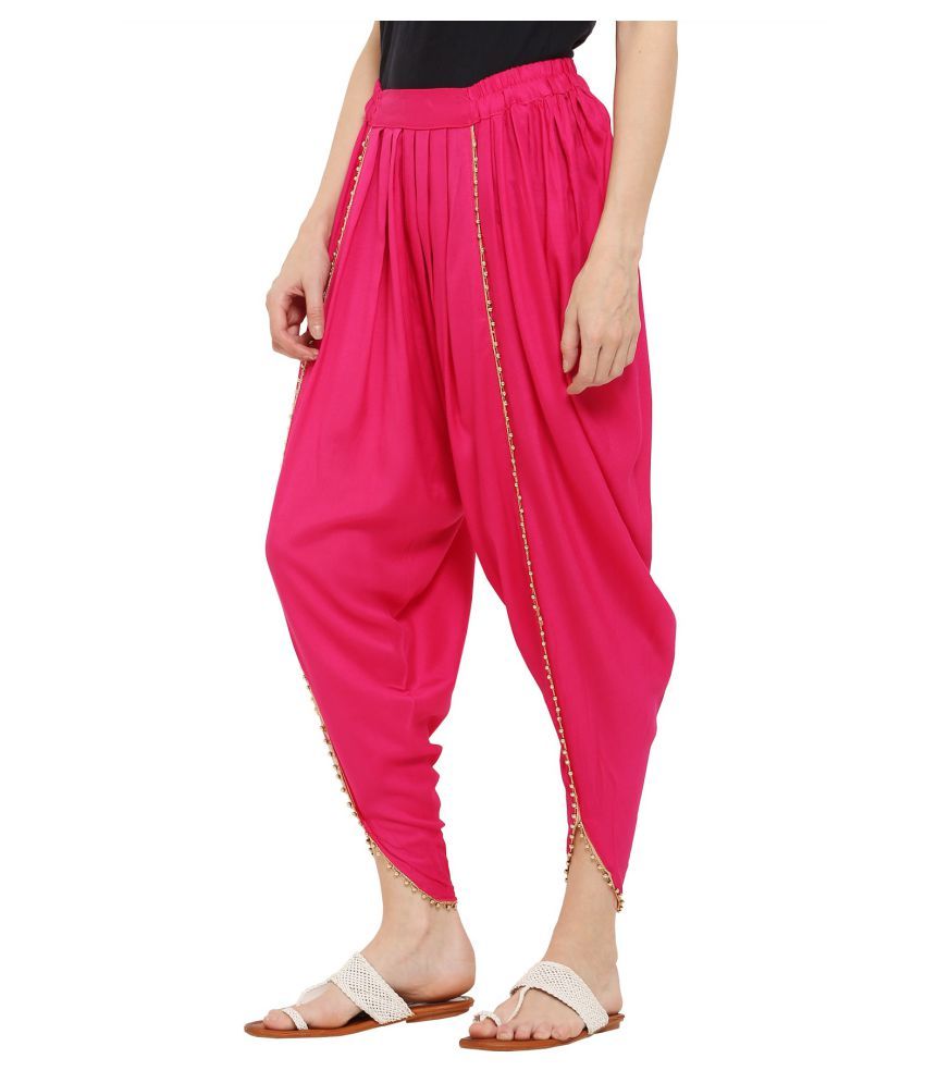 rayon dhoti pants