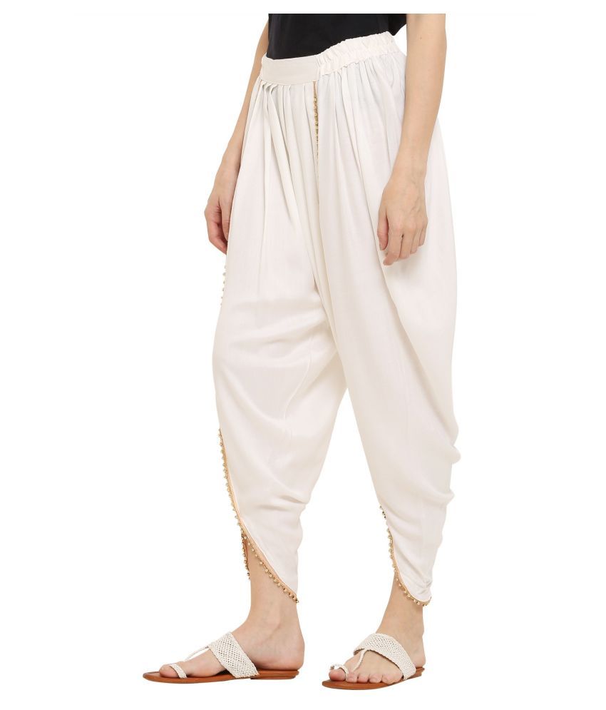 rayon dhoti pants