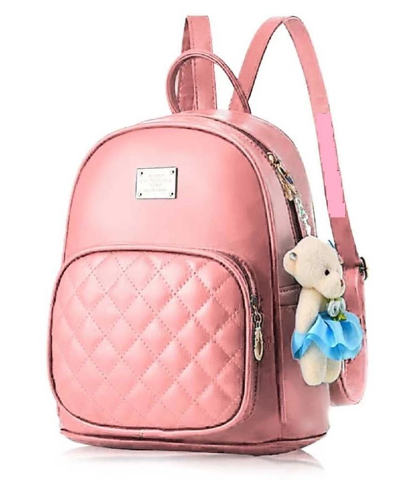 Tiwari Collection Light Pink Backpack - Buy Tiwari Collection Light ...