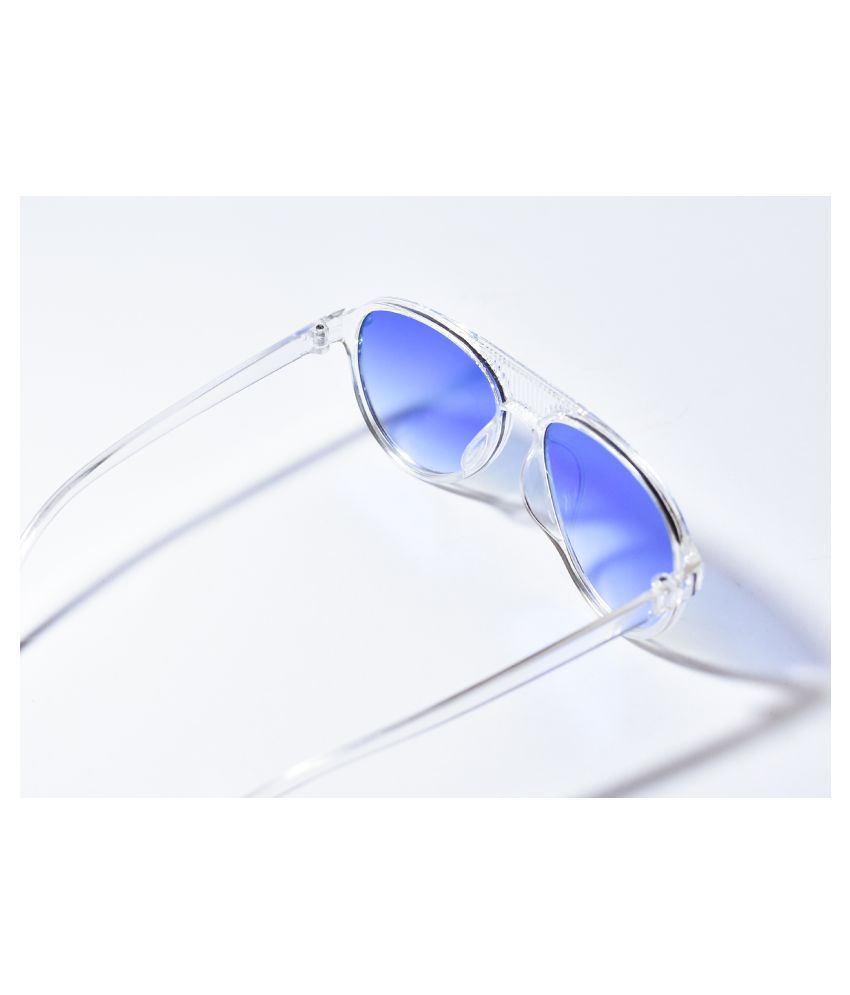 M&H EYEWEAR - Blue Oval Sunglasses ( NJHU2973 ) - Buy M&H EYEWEAR ...