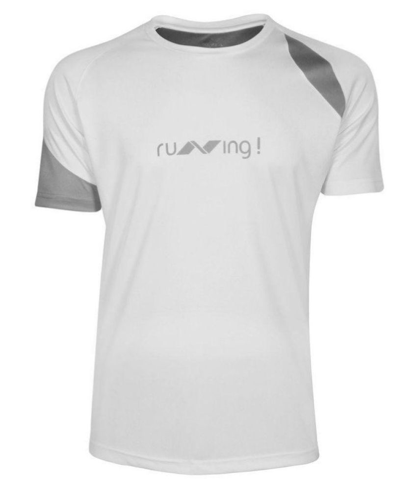 Nivia White T Shirt-n1859m3