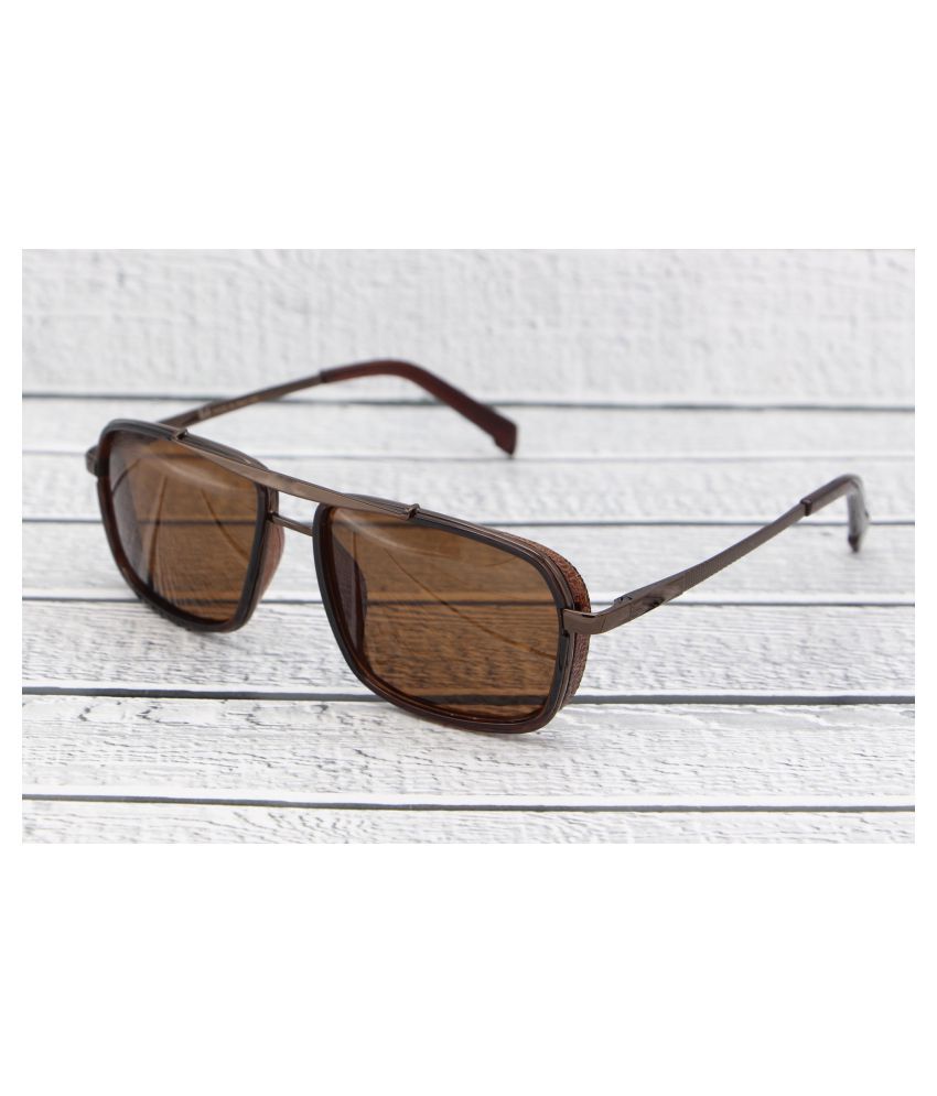muir plastic rectangle sunglasses