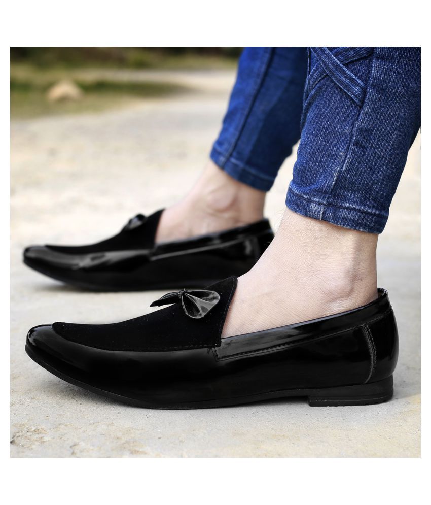     			ZXYZO Black Loafers