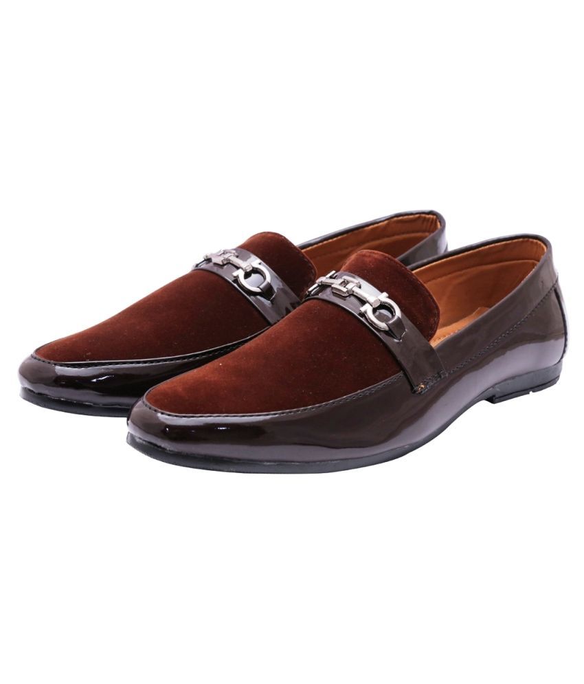     			ZXYZO Brown Loafers